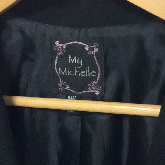 Blazer 2 Button Black My Michelle - Picture 3 of 8